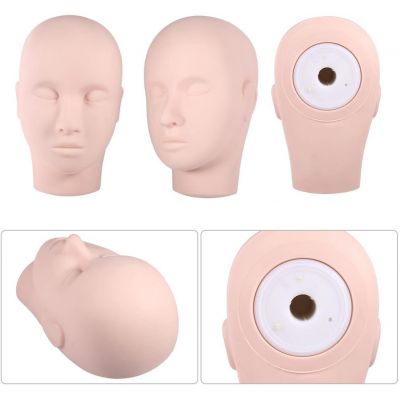 Synthetic head for practice