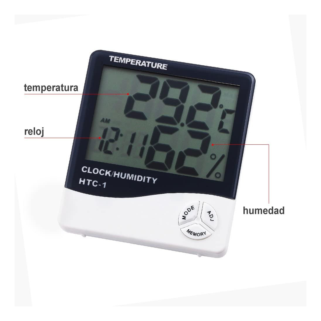 Digital Thermometer-Hygrometer Clock  - 4