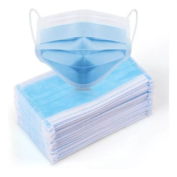 Disposable surgical masks, box of 50