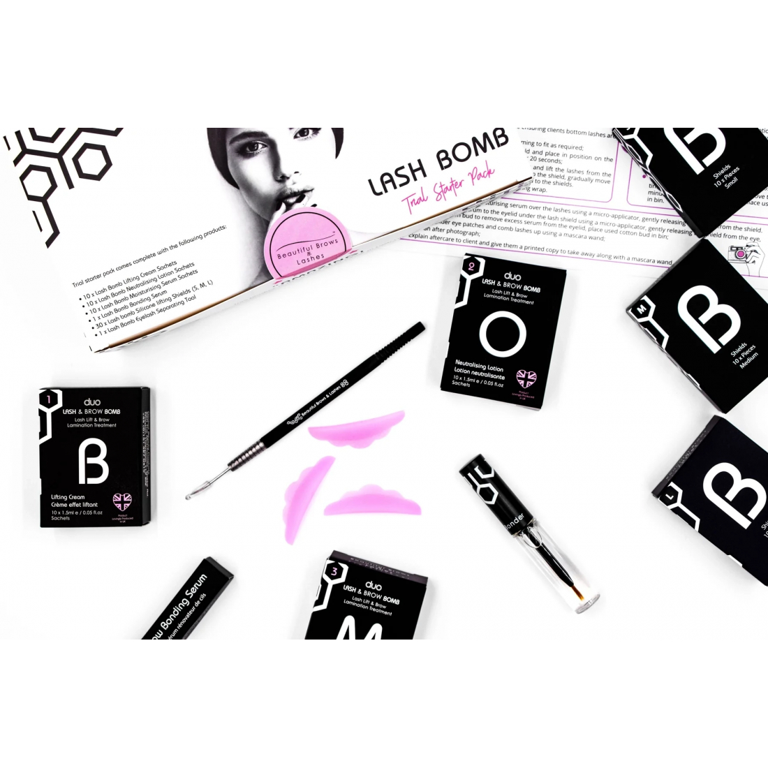 Lash Bomb Lifting Starter Pack | Beautiful Brows and Lashes