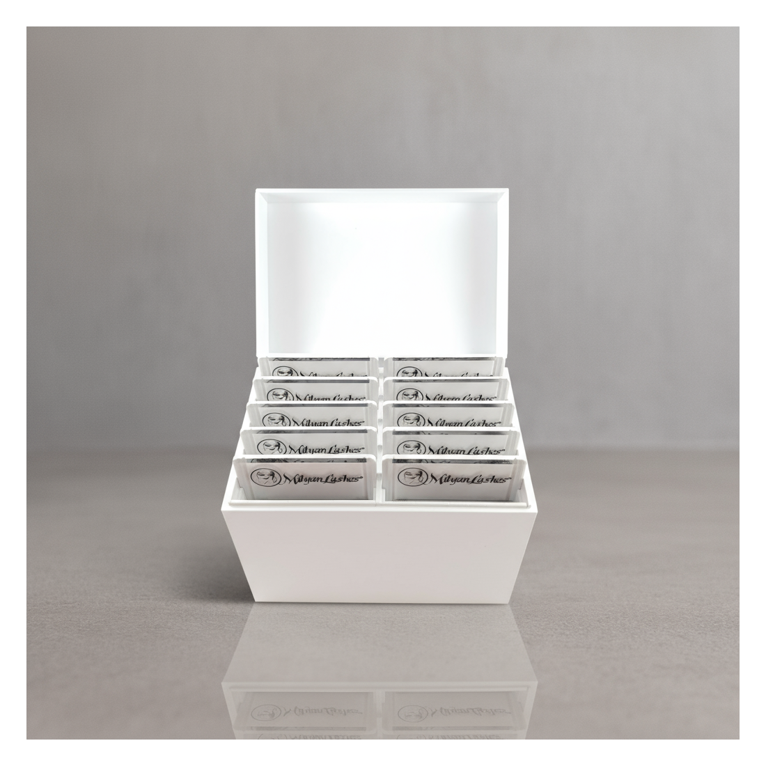 PremiumLashBox MilyanLashes, tab organizer