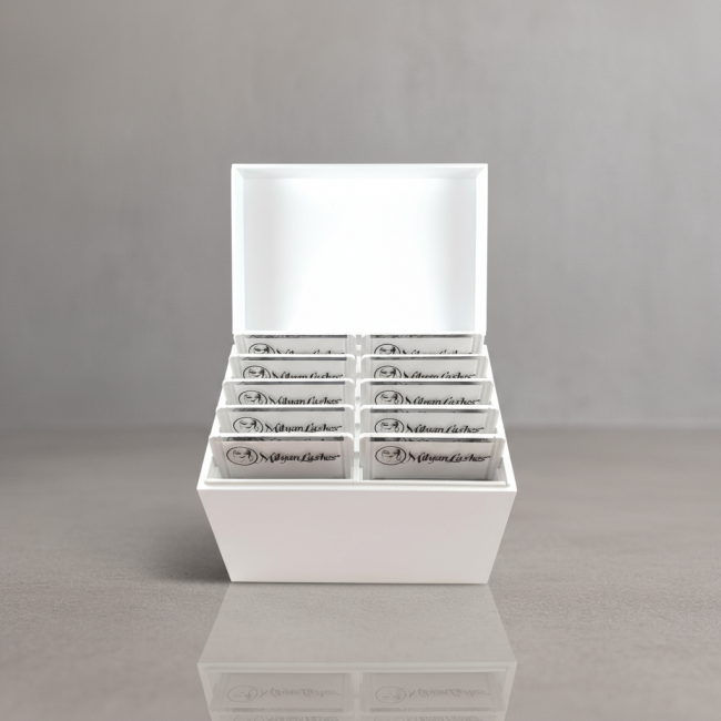 PremiumLashBox MilyanLashes, organizador de pestañas