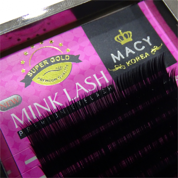 MACY Eyelash Extensions Box, Super Gold Premium Mink