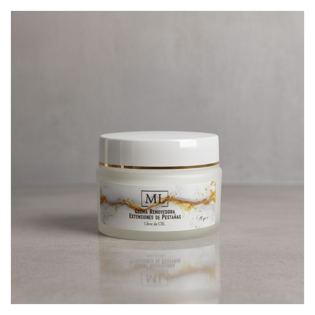 Removedor de extensiones de pestañas en crema