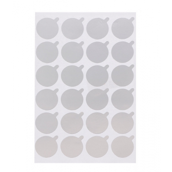 Aluminum Foil Stickers (with adhesive dot) – 24 pieces