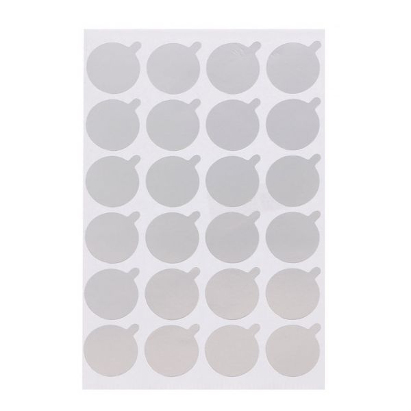 Aluminum Foil Stickers (with adhesive dot) – 24 pieces